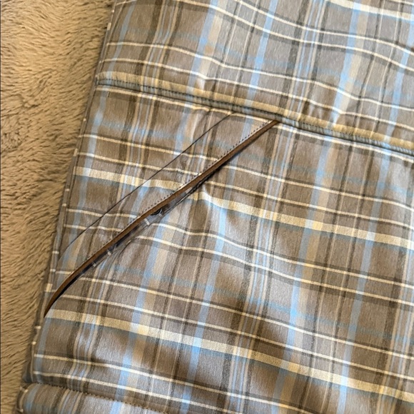 Tommy Bahama Gray Reversible Plaid Quilted Vest Men sz Lg - Picture 10 of 11